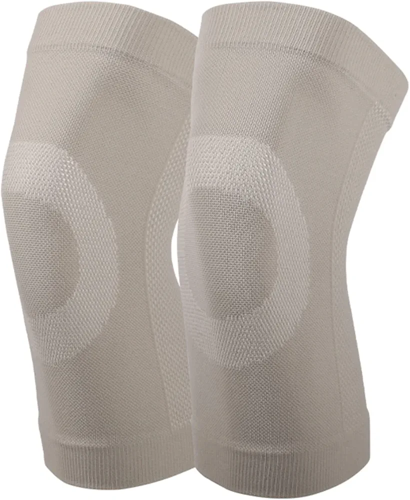 Rodillera de Compresión Rodilleras Elasticas Menisco Ligamentos Rodillera Para Dolor En Las Articulaciones, Artritis, ACL, Recuperación de Lesiones, Correr, Unisex 2 piezas (L,gris)