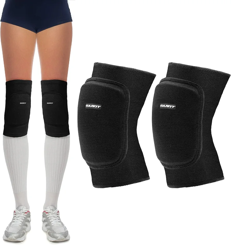 EULANT Rodilleras Voleibol Mujer,Elástico Rodilleras Baile Niña,Coderas Baloncesto,Protector de Rodilla Deportivas para Niño/Adulto para Correr Fútbol Ciclismo Patinaje Esquí Pilate